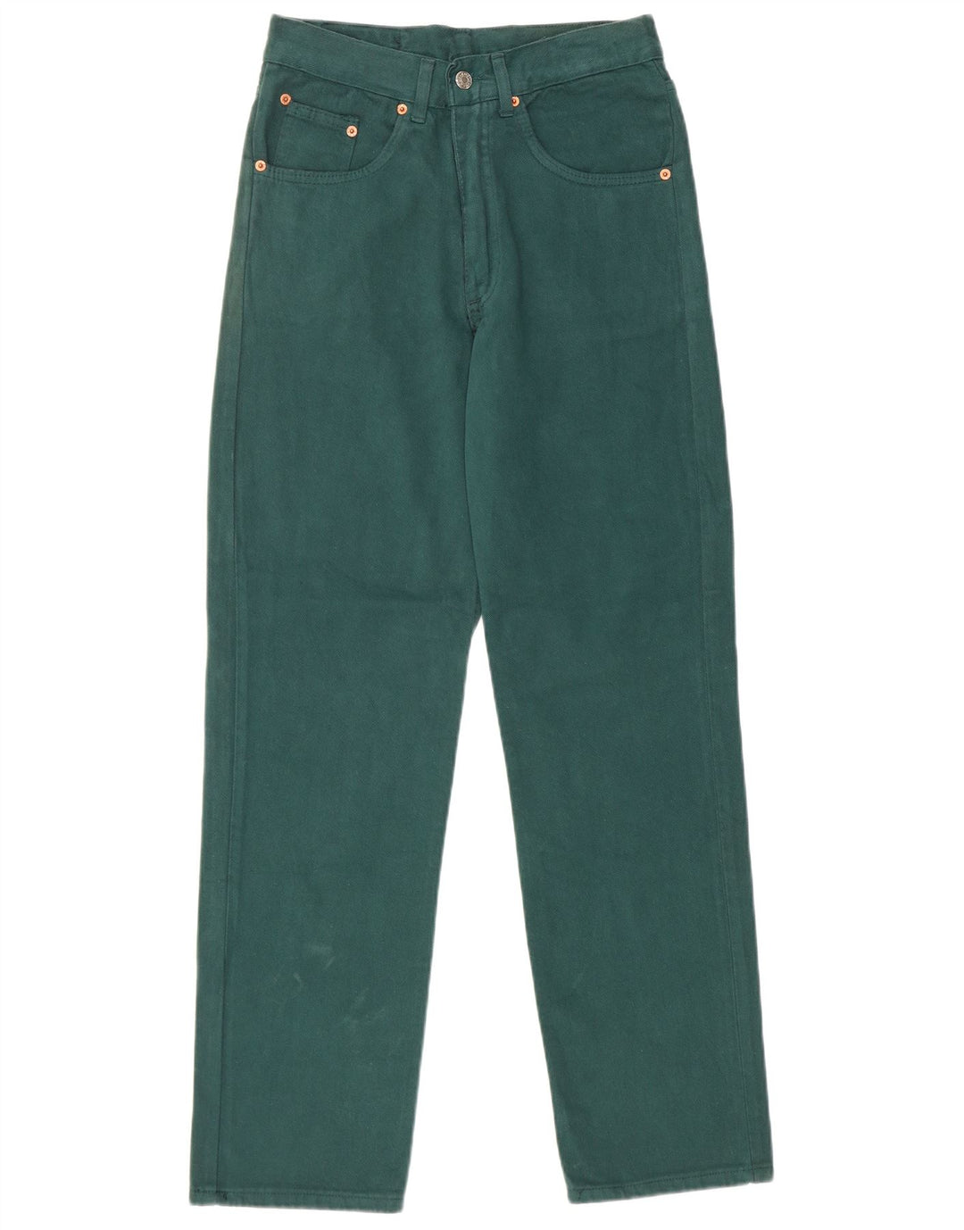 Vintage Dame Jeans med høj talje IT 44 Medium W28 L31 Grøn