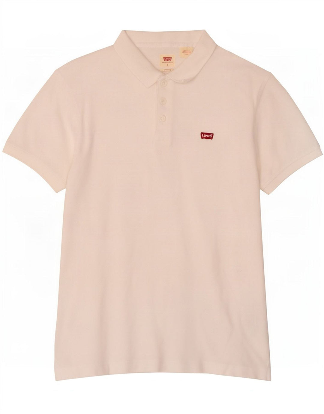 Levi's Standard Polo Shirt til mænd Lille hvid bomuld