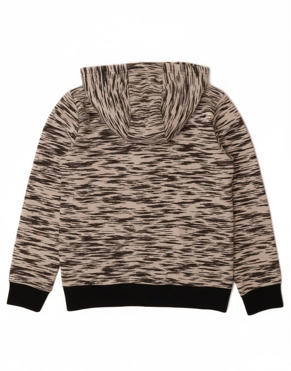 ADIDAS drenge Climalite hættetrøje med lynlås 7-8 år grå flækket polyester