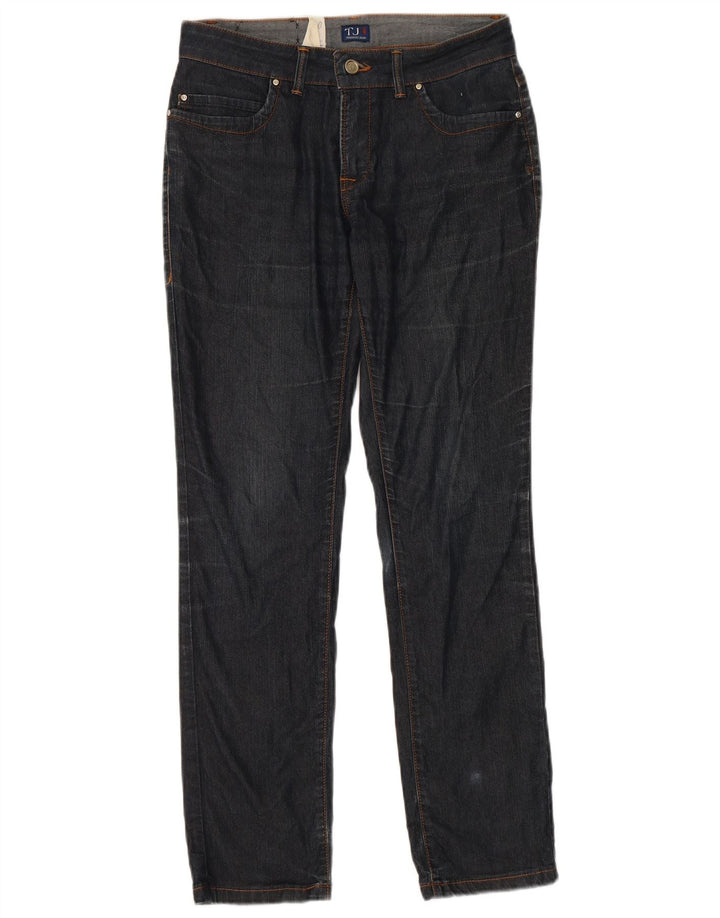 Trussardi Dame Slim Jeans W26 L30 Marineblå Bomuld