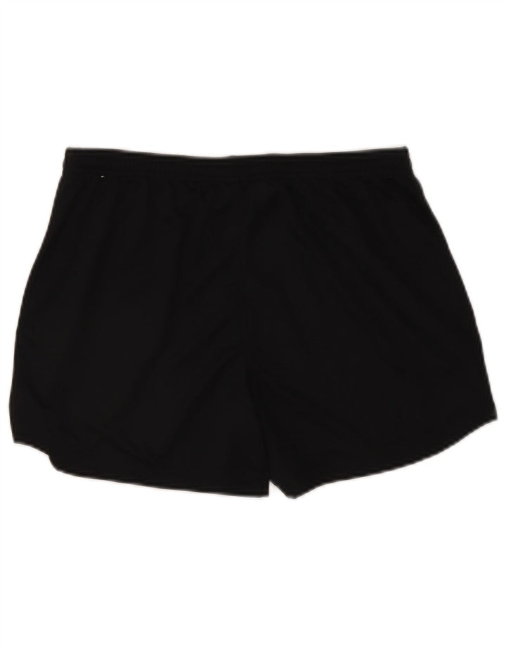 Nike Dame Dri Fit Sports Shorts UK 12 Medium Sort Polyester