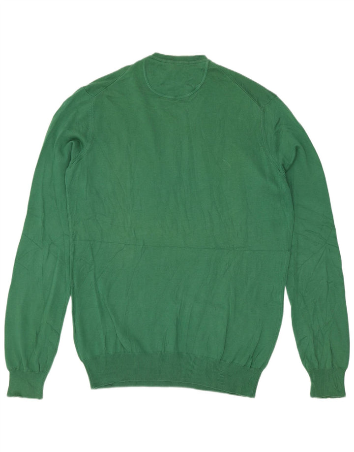 Marlboro Classics Herre V-hals sweater Medium Grøn Bomuld