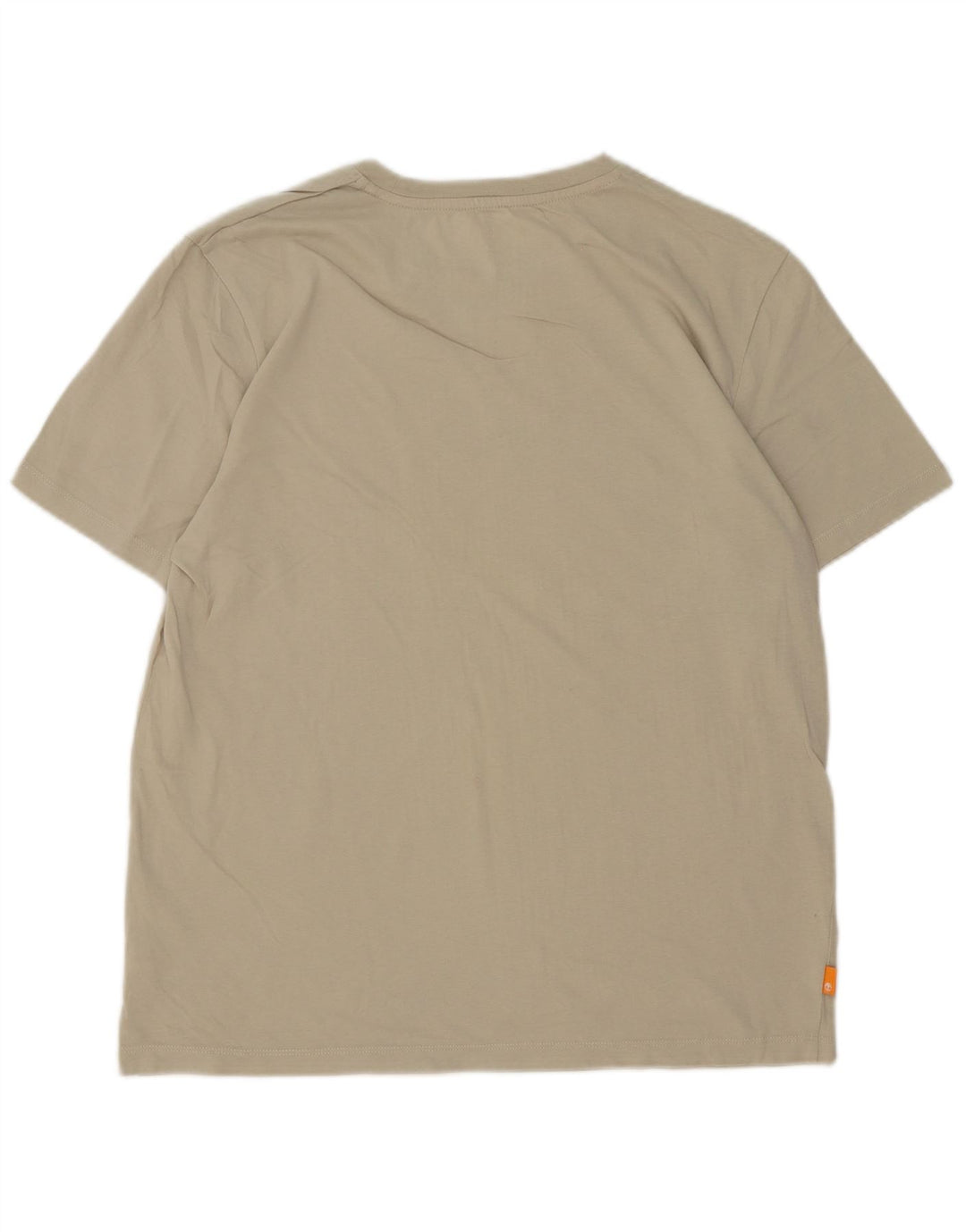 Timberland Herre Regular Fit Grafisk T-shirt Top Medium Beige Bomuld