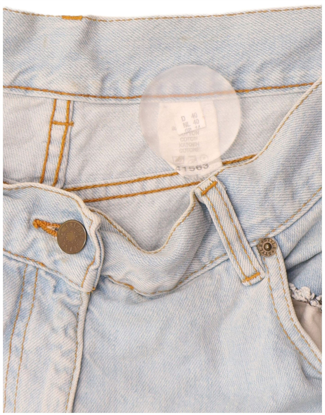 Arizona Dame denim Shorts UK 14 Medium W30 Blå Bomuld