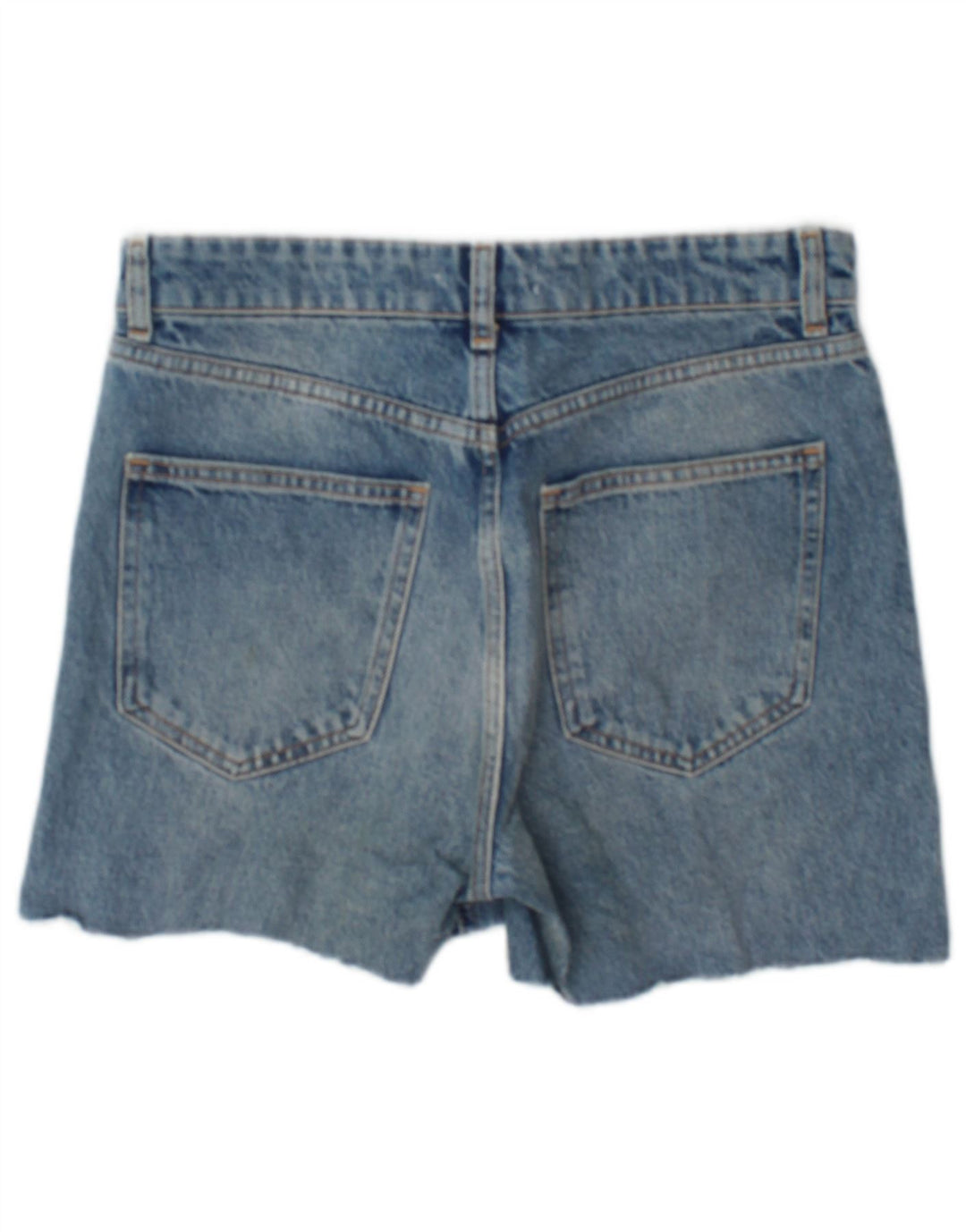 Zara Dame Denim Shorts EU 38 Small W28 Blue
