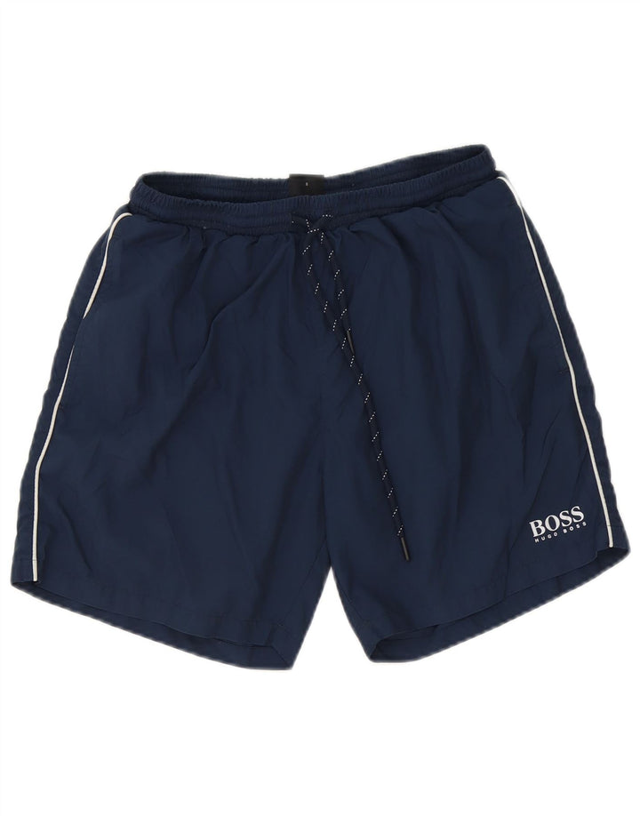 Hugo Boss Badeshorts til mænd Små marineblå polyester