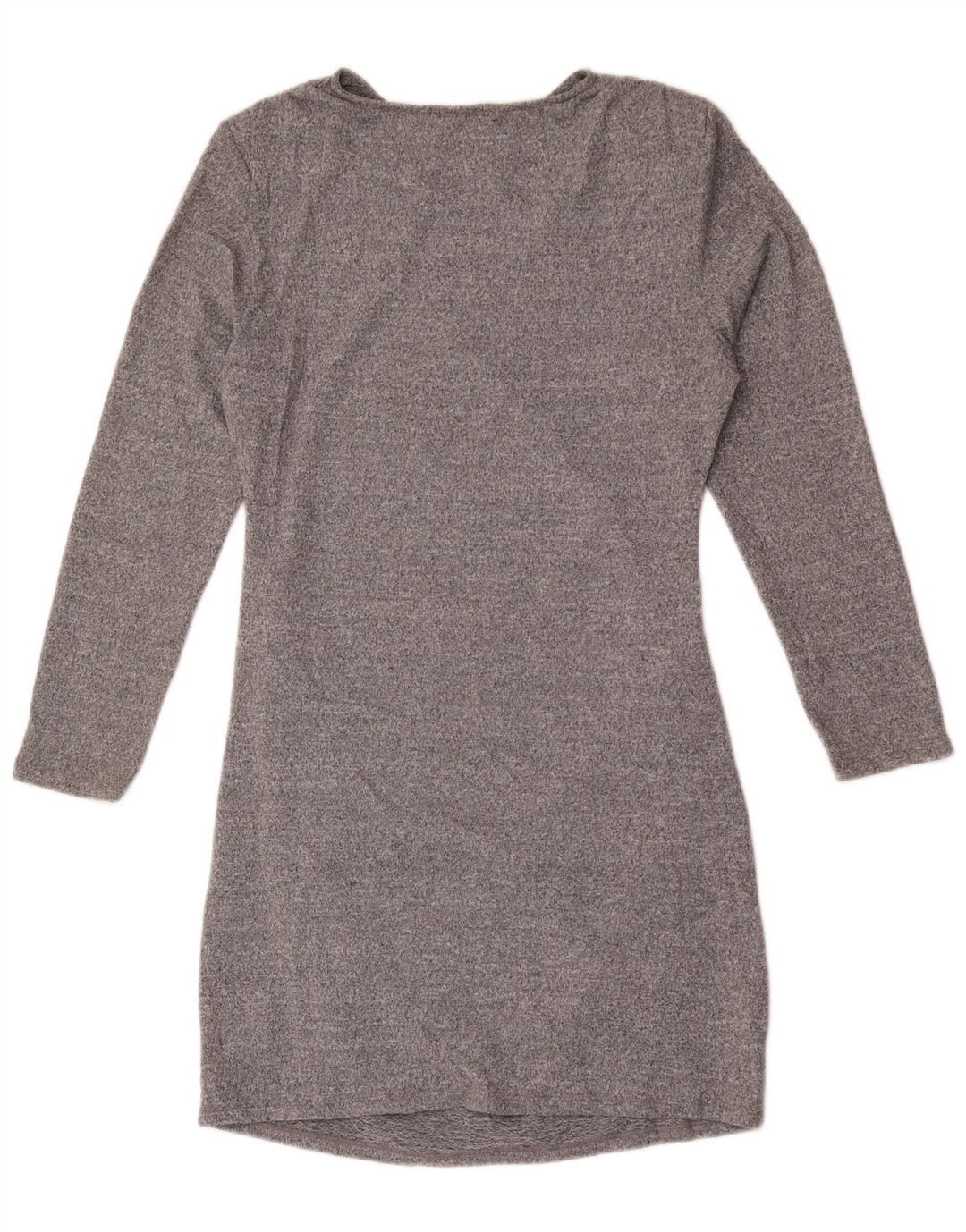 Marks & Spencer Dame Langærmet Skede Kjole UK 14 Medium Grey Flecked