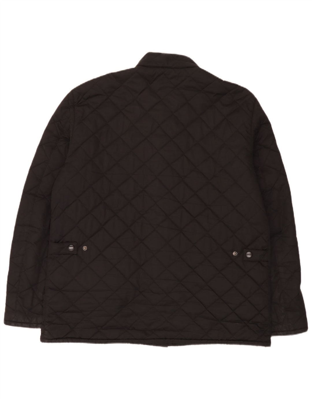 Barbour Herre Quiltet Jakke UK 42 XL Sort Polyester