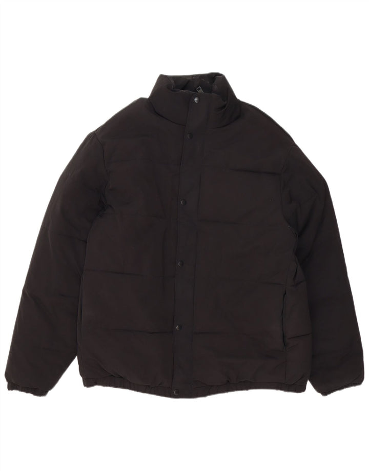 Zara Polstret Herrejakke UK 42 XL Sort Polyester
