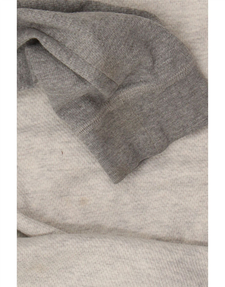 Rip Curl Herre Hooded Top Langærmet Medium Grey Colourblock Bomuld