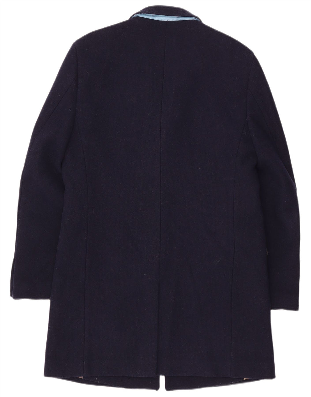 Vintage overfrakke til mænd UK 42 XL marineblå uld