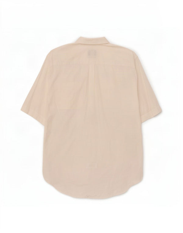 Navigare Mens Short Sleeve Shirt Large White