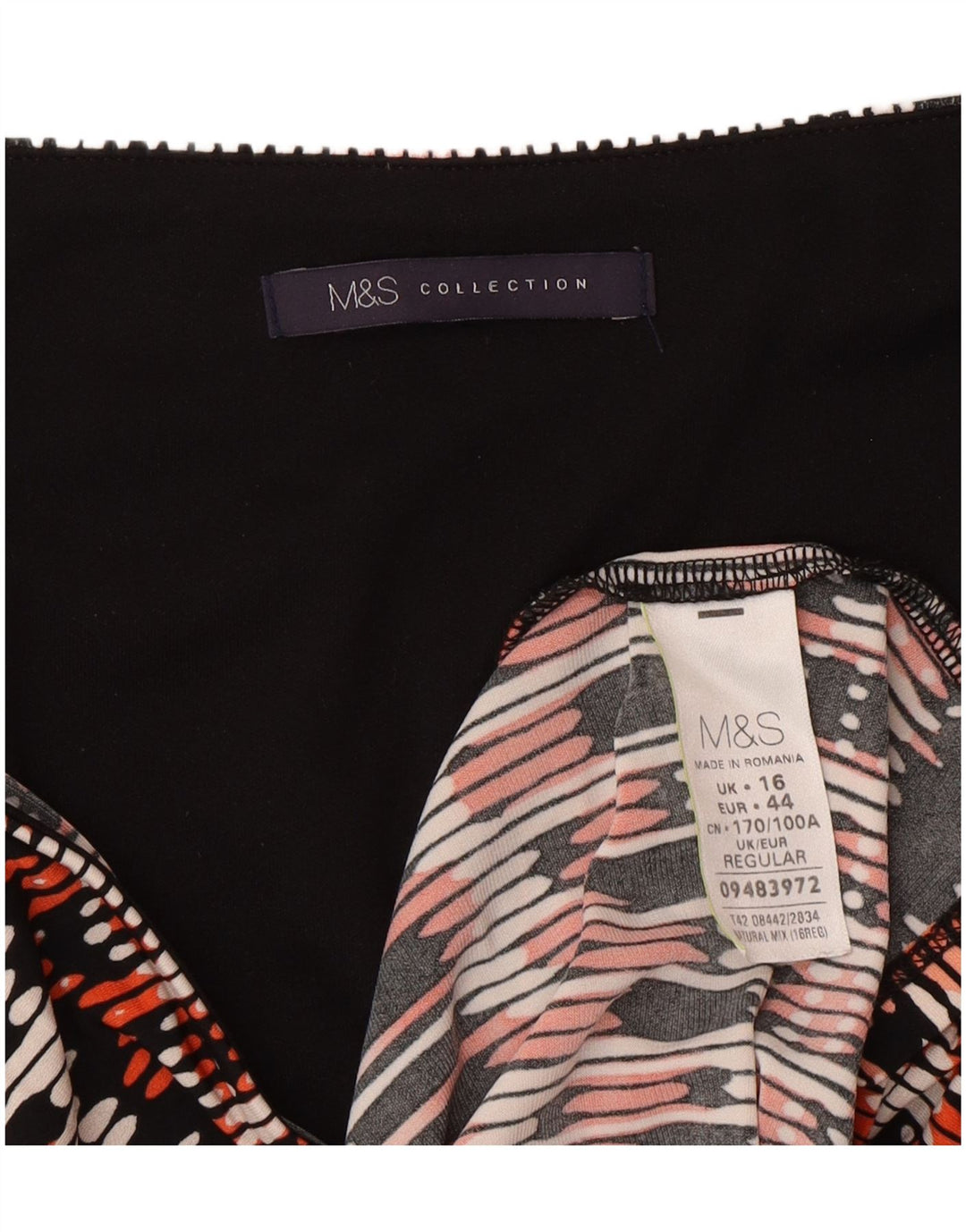 Marks & Spencer Womens Shift Dress UK 16 Large Multicolored Geometric