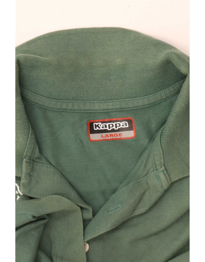 Kappa Herre Grafisk Polo Shirt Stor Grøn