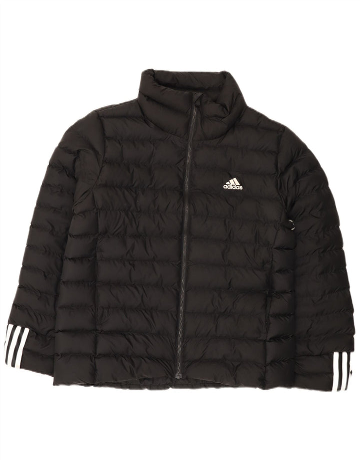 Adidas Polstret Damejakke UK 12/14 Medium Sort Polyester