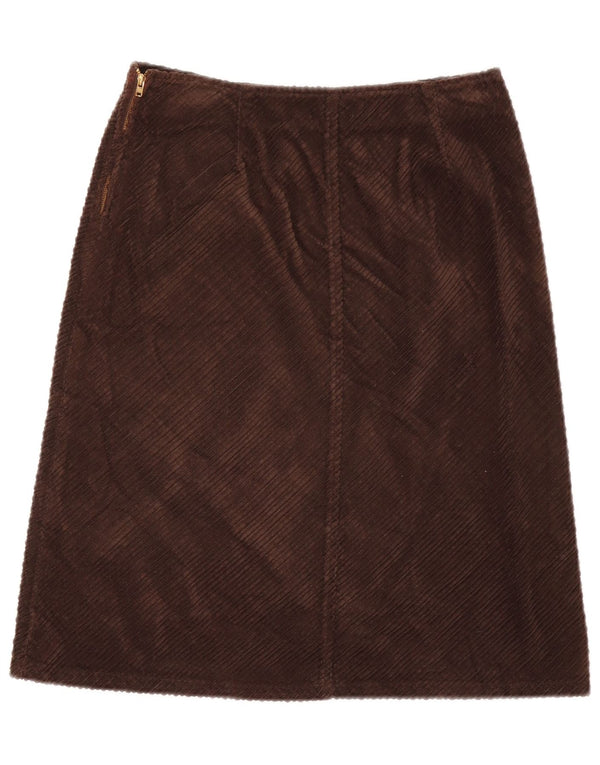 Sisley Womens Corduroy-nederdel W28 Medium Brown