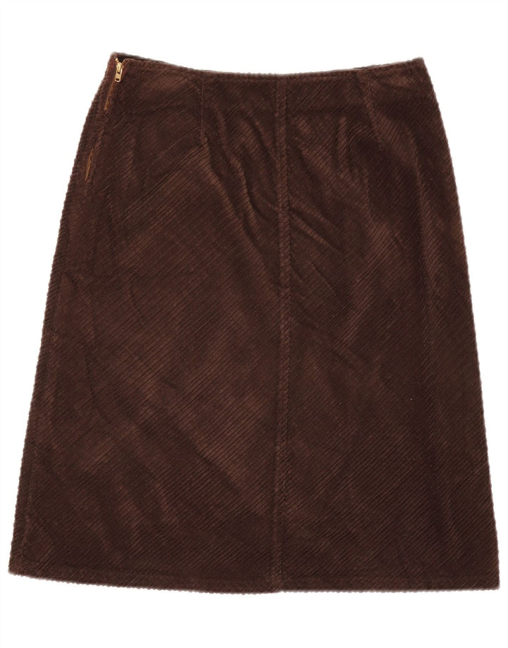 Sisley Womens Corduroy-nederdel W28 Medium Brown