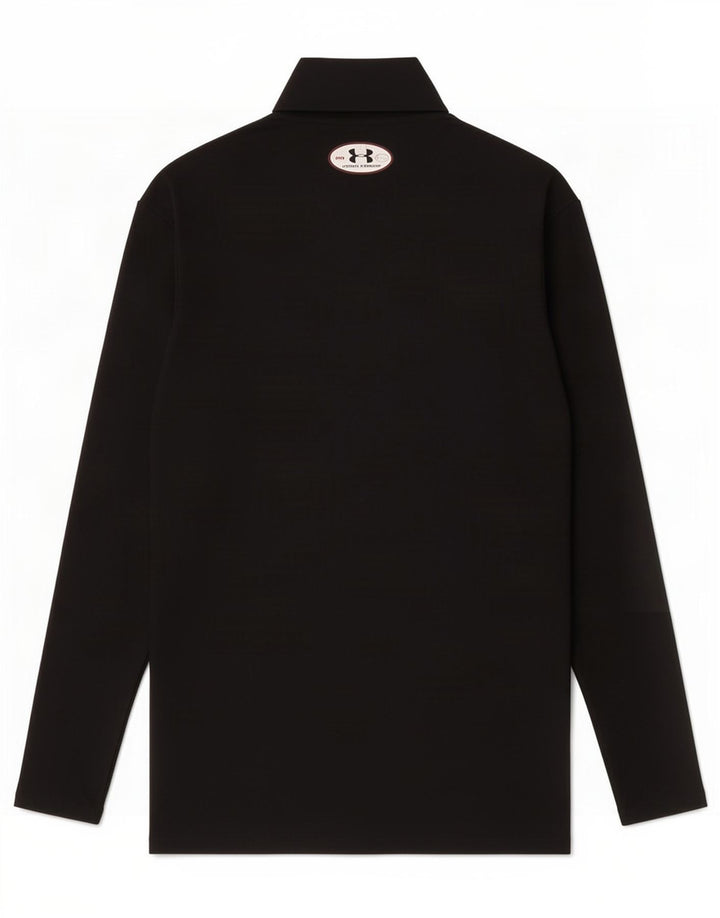 Under Armour Herre Top Langærmet Medium Sort Nylon