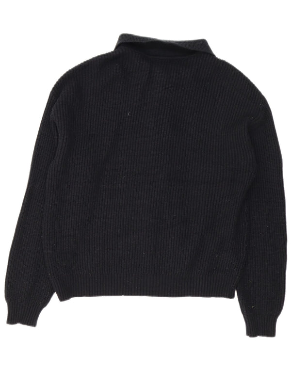 Marks & Spencer Dame Cardigan Sweater UK 14 Medium Black Viscose