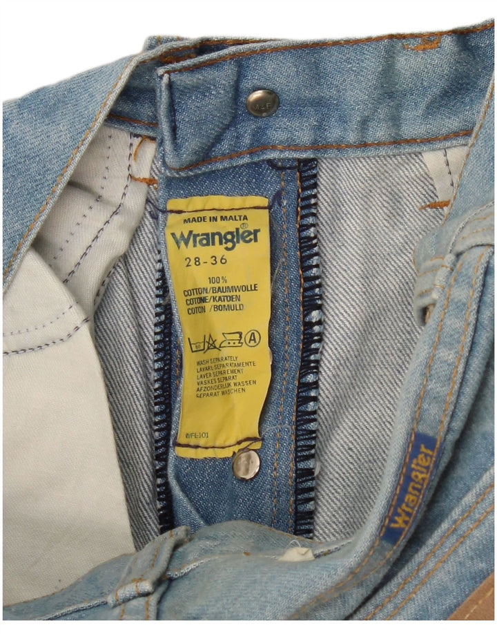 Wrangler Dame Slim Jeans W28 L36 Blå Bomuld