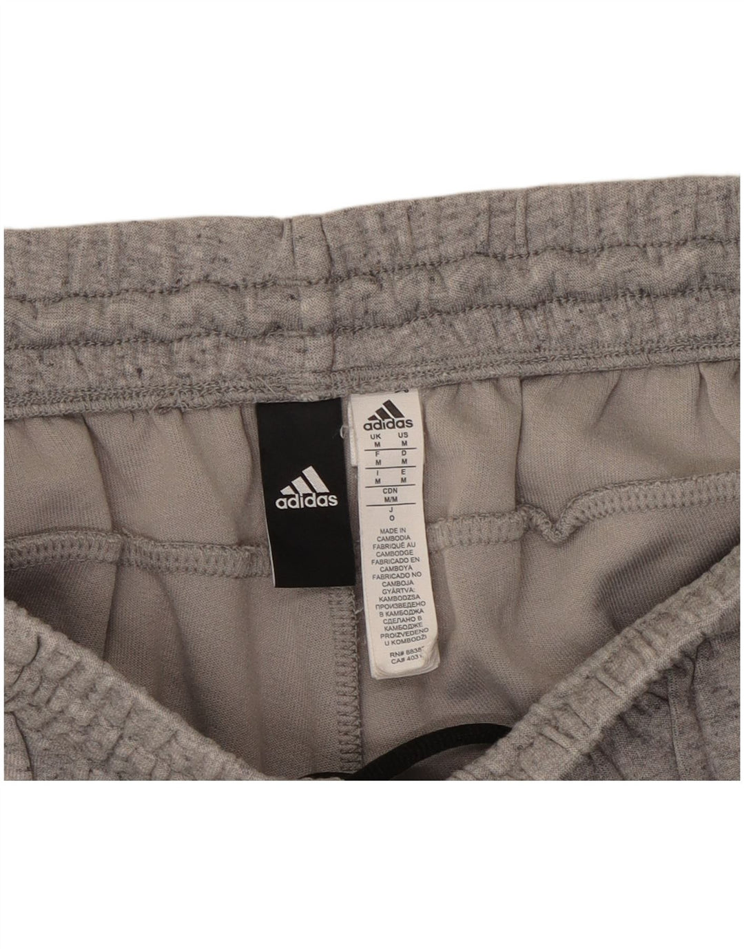 Adidas Træningsdragtsbukser til mænd Medium Grey Flecked Bomuld