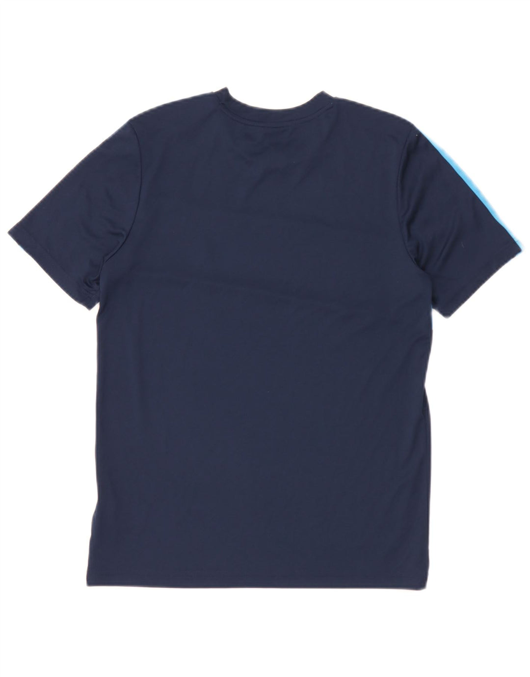 Adidas Boys T-Shirt Top 13-14 år Navy Blue Colourblock Polyester
