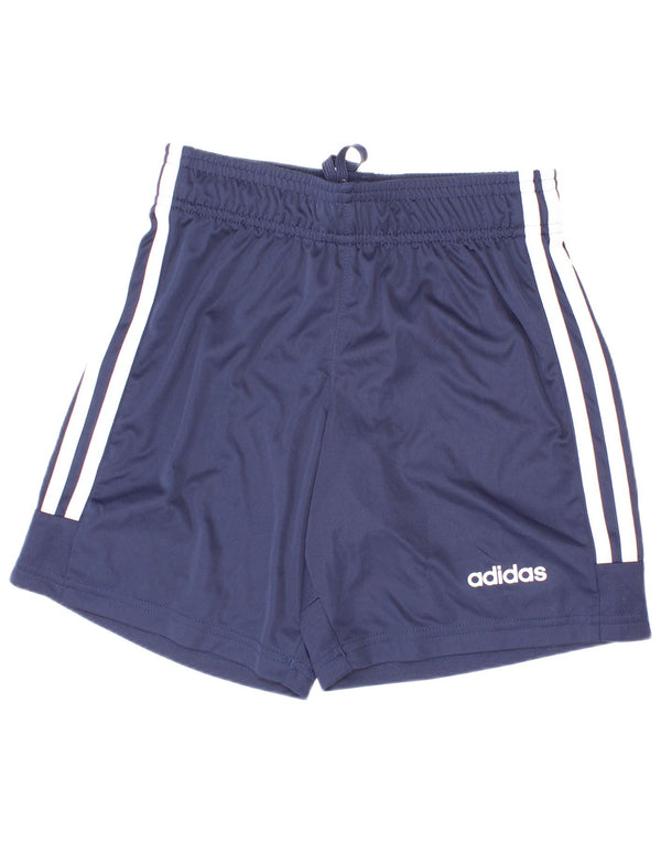 Adidas drenge Climalite sportsshorts 9-10 år marineblå polyester