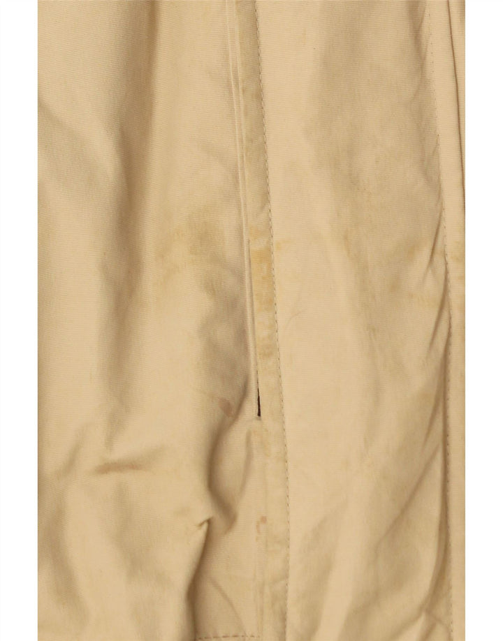 ASICS Windbreaker-jakke med hætte til mænd UK 36 Lille beige polyamid