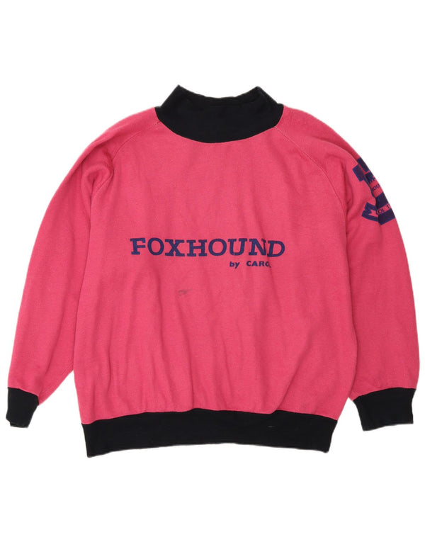 FOXHOUND Dame grafisk sweatshirt Jumper UK 16 Large Pink