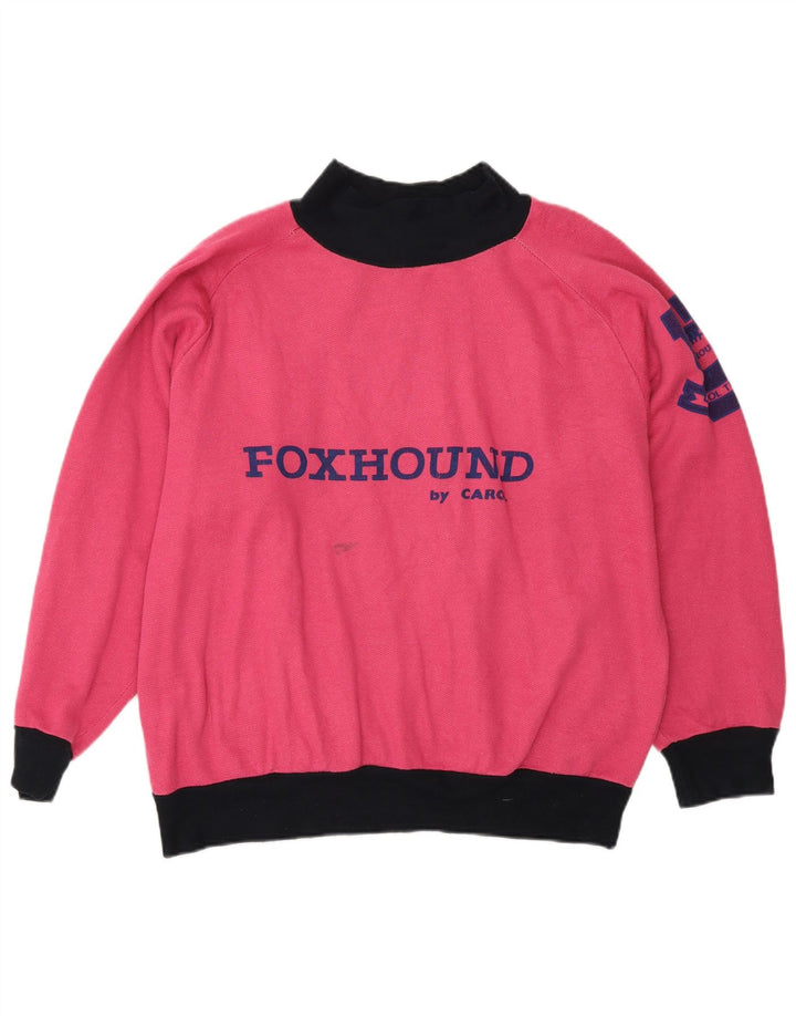 FOXHOUND Dame grafisk sweatshirt Jumper UK 16 Large Pink