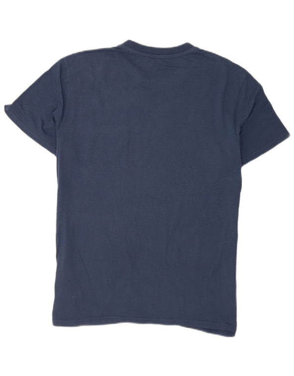 Billabong Herre T-Shirt Top Medium Marineblå Bomuld
