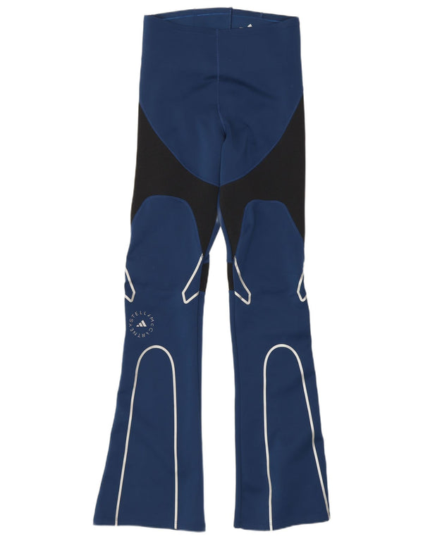 Adidas Dame Stella McCartney Leggings UK 8/10 Small Blue Colourblock