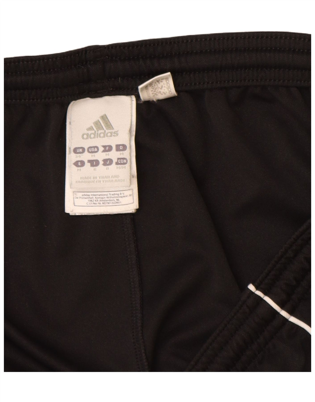ADIDAS Herre Climalite grafiske sportsshorts store sorte polyester