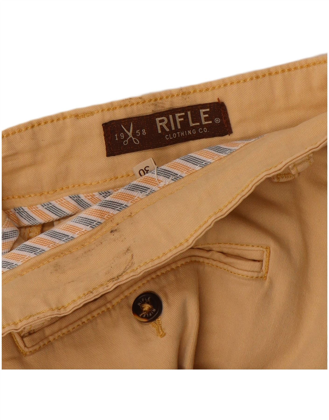 Rifle Herre Chino Shorts W30 Medium Beige
