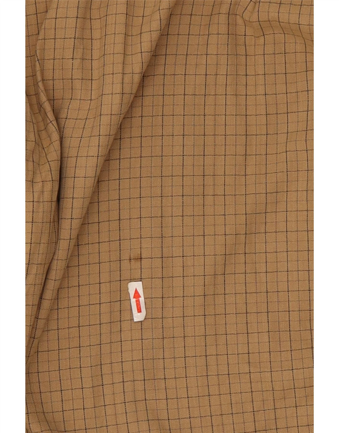Nautica herre flannelskjorte 2XL beige ternet bomuld