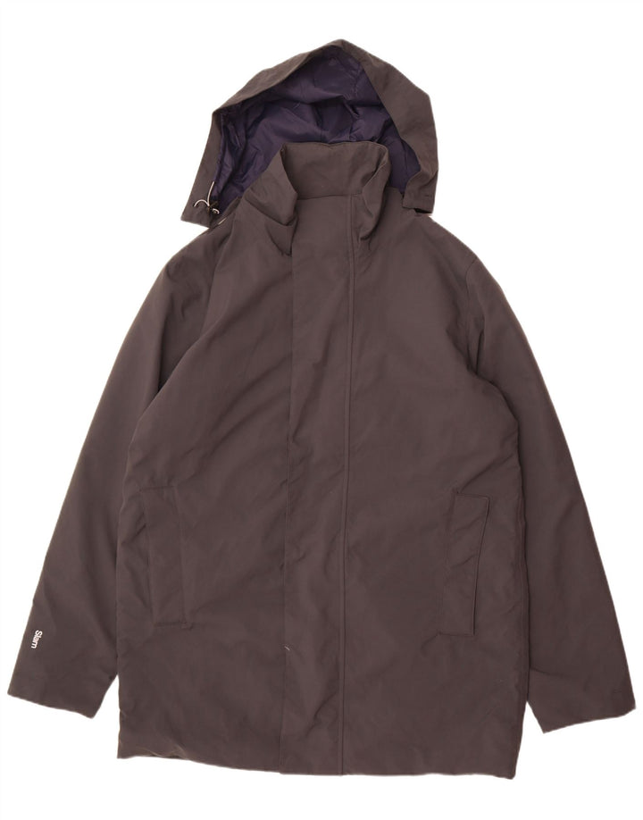 Slam Herre hættepolstret jakke UK 42 XL Grå polyamid