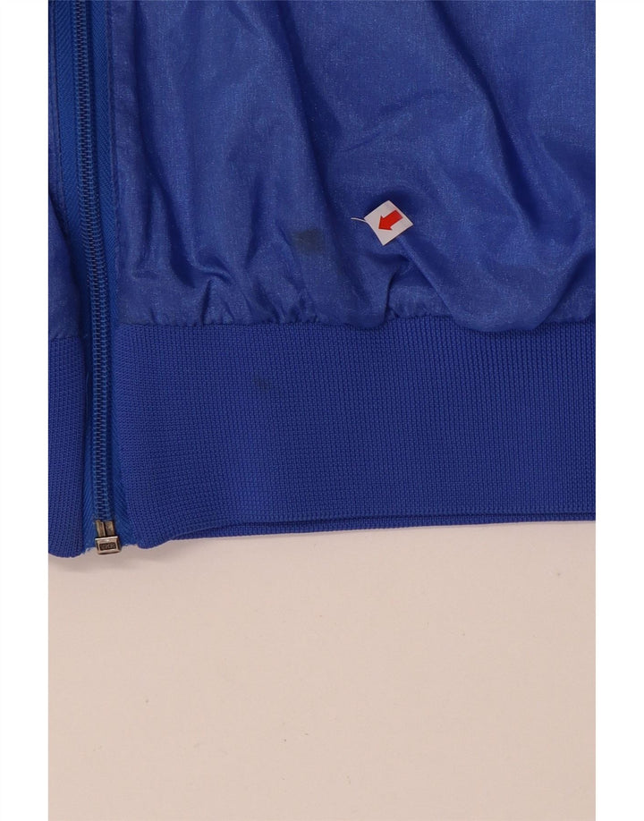 Frank Shorter Herre træningsdragt Topjakke Stor Blå Colourblock Nylon