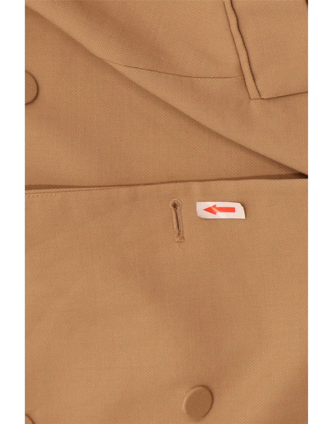 Marks & Spencer Dame Dobbeltradet Blazer Jacket UK 22 3XL Beige