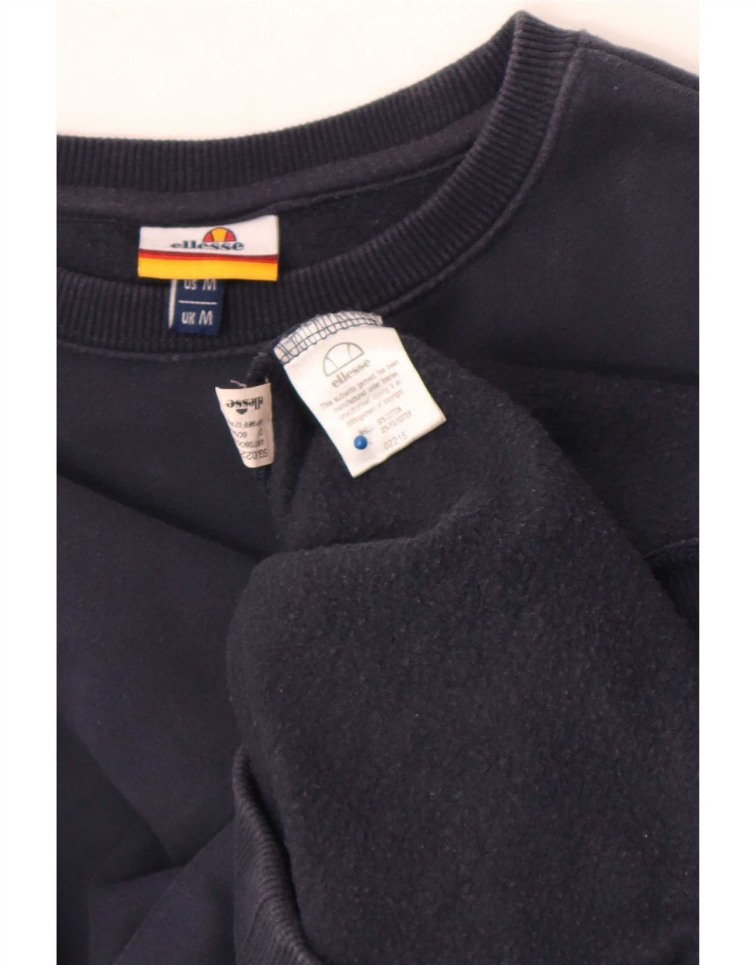 Ellesse Herre Sweatshirt Jumper Medium Marineblå Bomuld