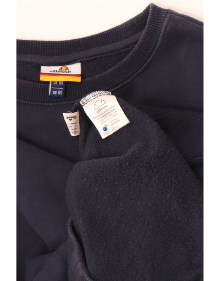 Ellesse Herre Sweatshirt Jumper Medium Marineblå Bomuld