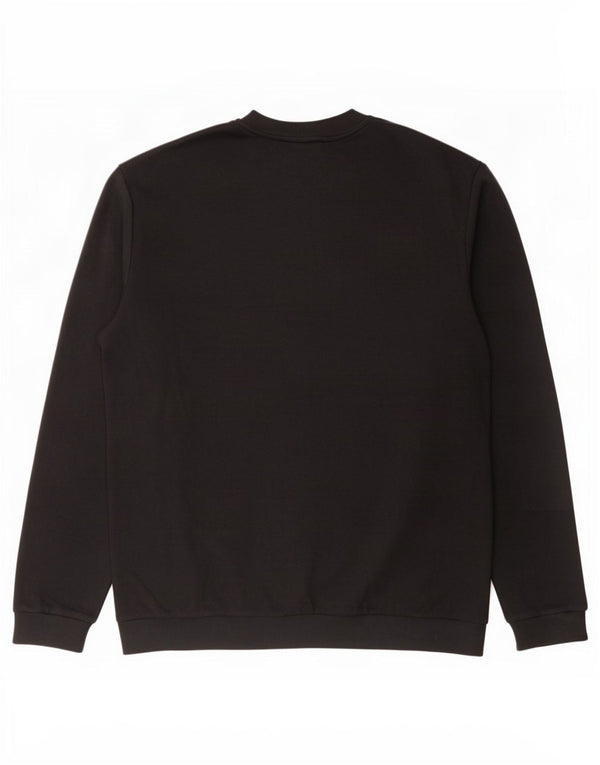 Calvin Klein Herre Sweatshirt Jumper XL Sort Stribet Bomuld