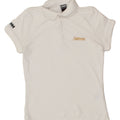 HELLY HANSEN Womens Polo Shirt UK 10 Small White Polyester Vintage Helly Hansen and Second-Hand Helly Hansen from Messina Hembry 