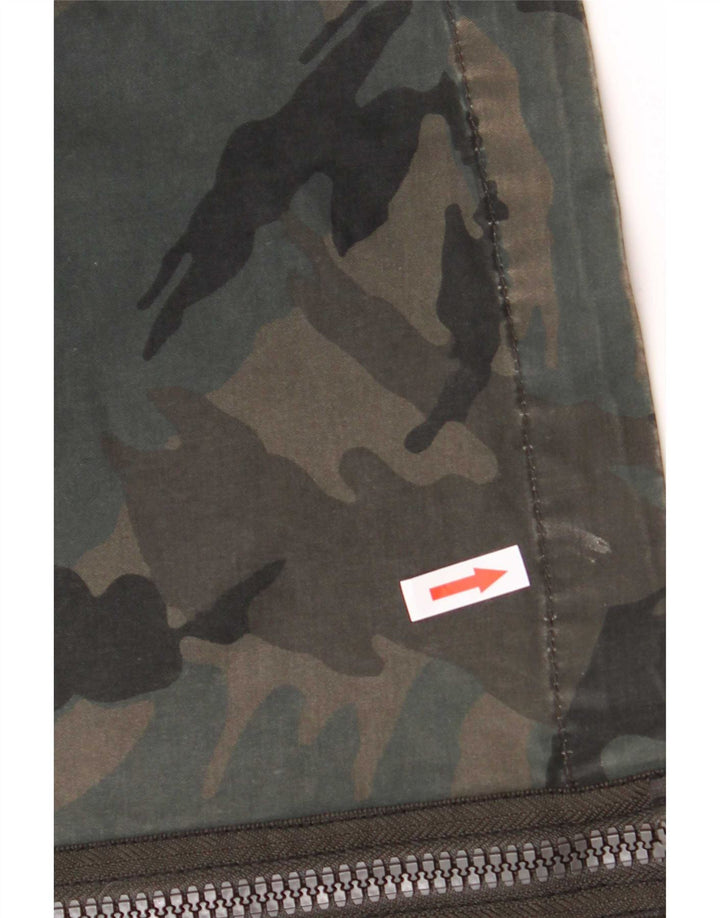 G-Star Herre Military Jacket UK 40 Large Green Camouflage Polyester