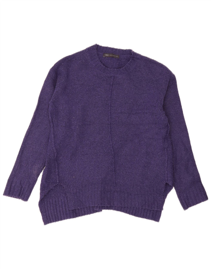 Marks & Spencer Dame sweater med rund hals DK 10 Lille lilla