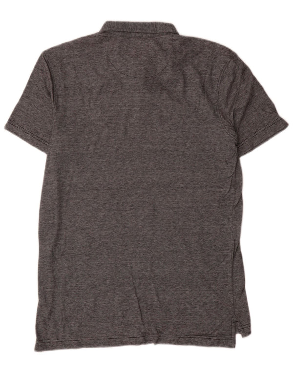 Quiksilver Herre Regular Fit Polo Shirt Lille grå nålestribet bomuld