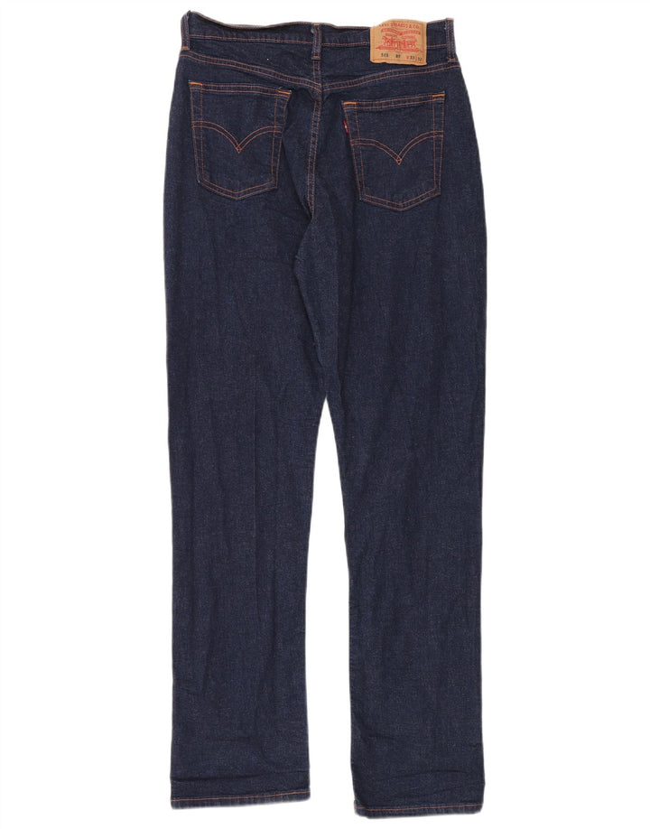 Levi's Herre 583 Straight Jeans W33 L32 Marineblå Bomuld
