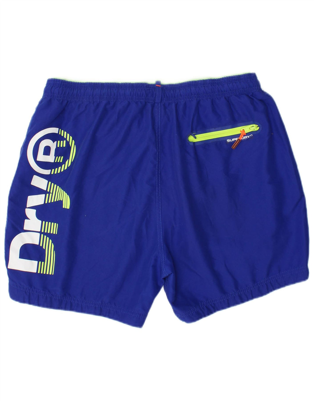 Superdry Grafiske svømmeshorts til mænd 2XL blå polyester