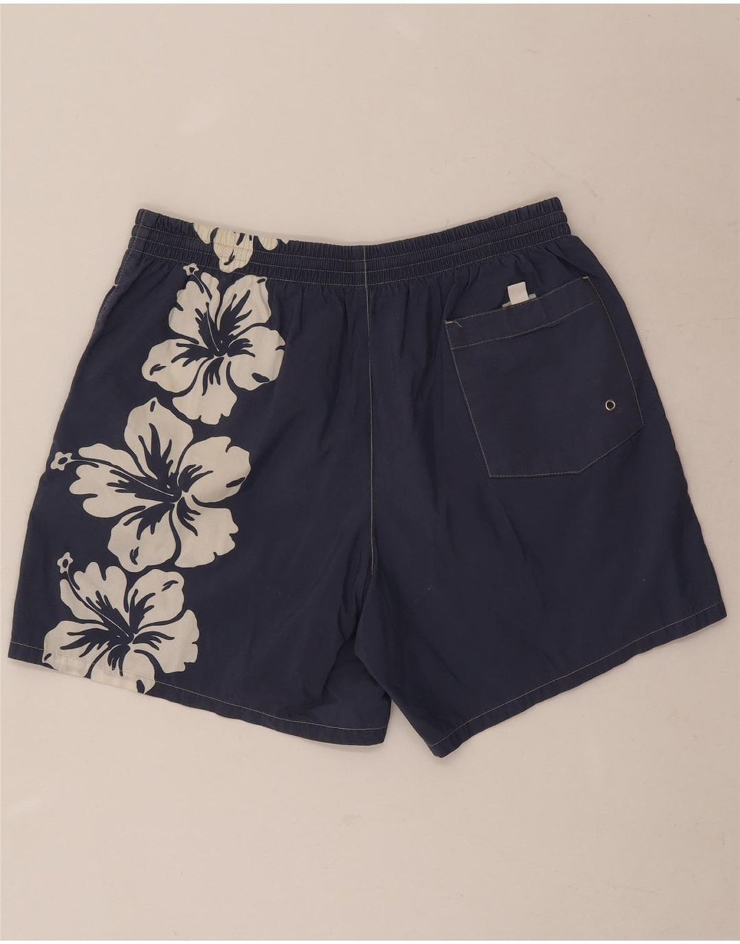 Sergio Tacchini Badeshorts til mænd Medium Navy Blue Floral