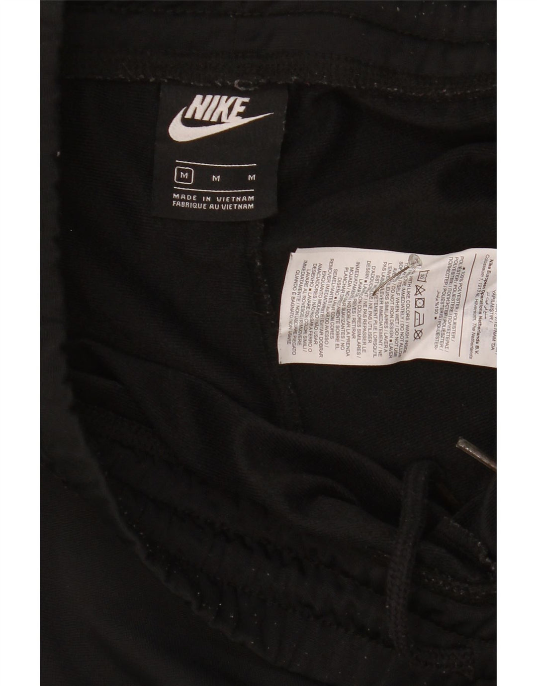 Nike træningsdragt bukser til mænd, medium sort polyester