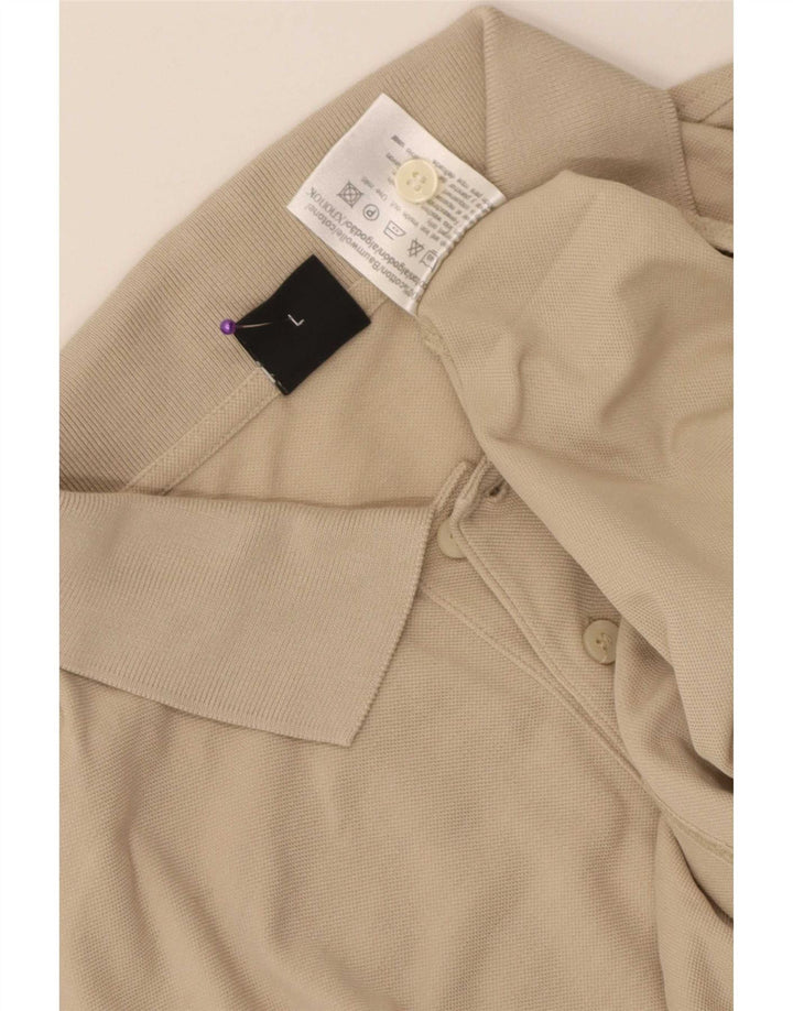 Hugo Boss Polo Shirt til mænd Stor Beige Bomuld